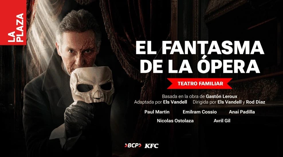 El Fantasma de la Ópera — Teatro — TEATRO LA PLAZA - DRAMA
