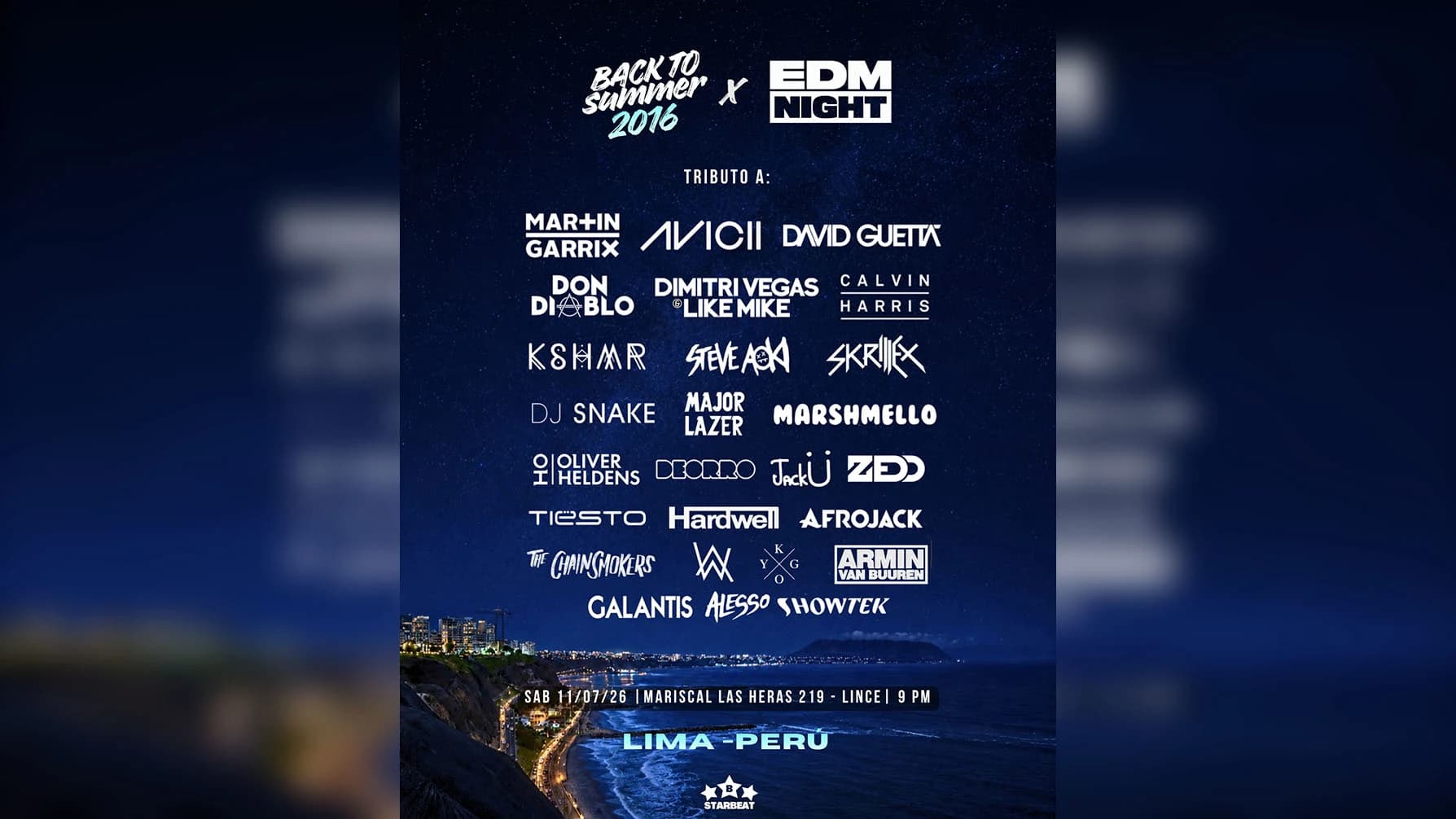 Back to Summer x EDM Night | 2da Fecha — Concierto
