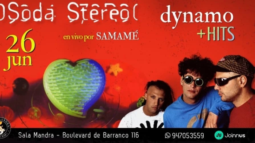 Soda Stereo: Dynamo + Hits por Samamé — Concierto