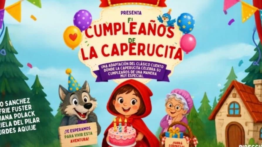 El Cumpleaños de la Caperucita — Infantil — CENTRO CULTURAL DE JESÚS MARÍA