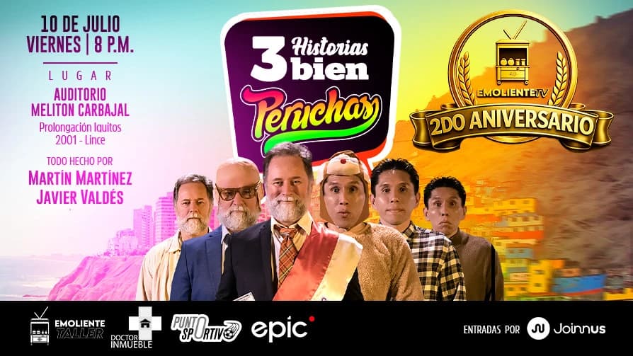 Obra Musical - Emoliente Tv — Teatro — TEATRO MELITON CARBAJAL