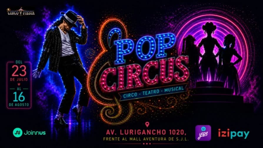 Pop Circus: Circo - Teatro - Musical — Infantil