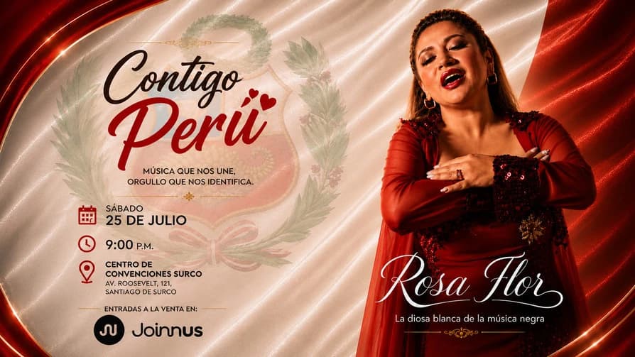 Rosa Flor “La Diosa Blanca de la Música Negra” — Concierto — centro_convenciones_surco