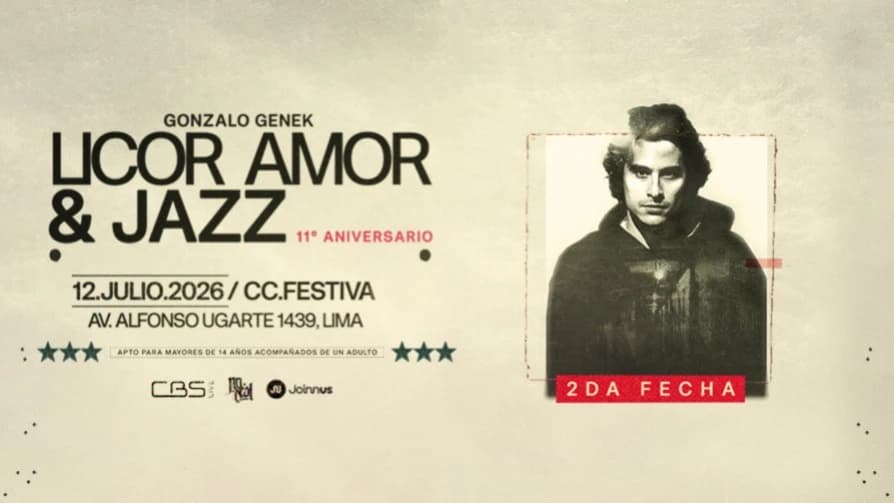 Gonzalo Genek - Licor, Amor y Jazz 11 Años (2da Fecha) — Concierto