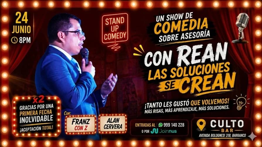 Segunda Vuelta: con Rean las Soluciones se Crean — Teatro