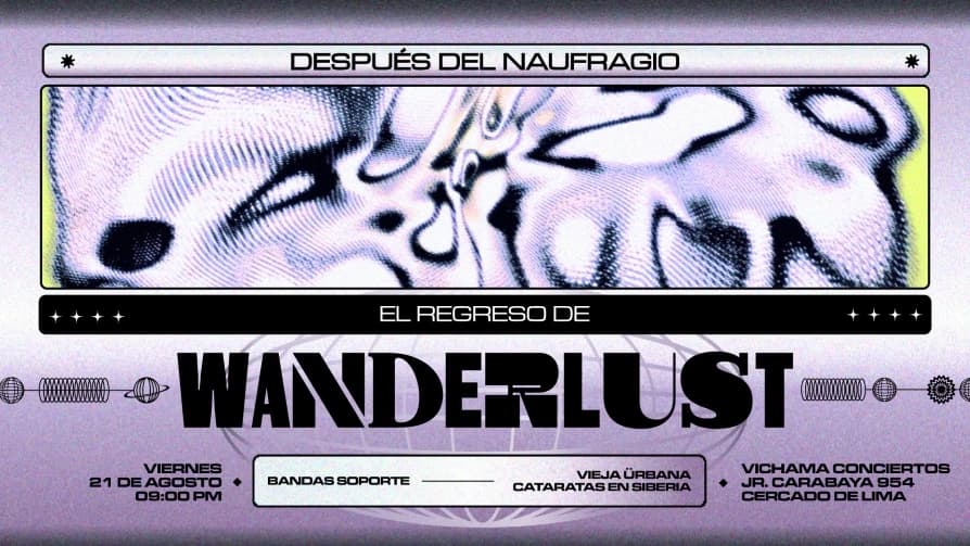 "Después del naufragio": el regreso de Wanderlust — Concierto