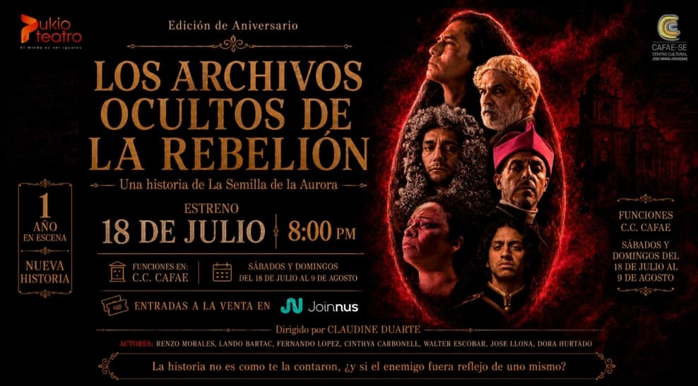 La Semilla de la Aurora: los Archivos Ocultos de la Rebelión — Teatro — Auditorio del Centro Cultural CAFAE -SE