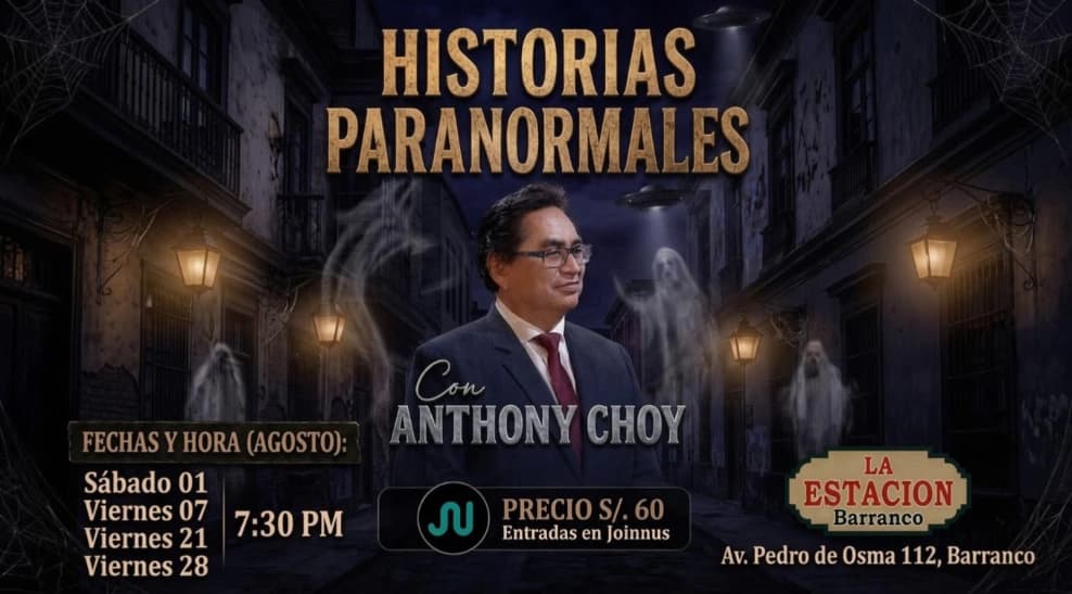 Revelaciones Extraterrestres con Anthony Choy — Teatro — La Estación de Barranco