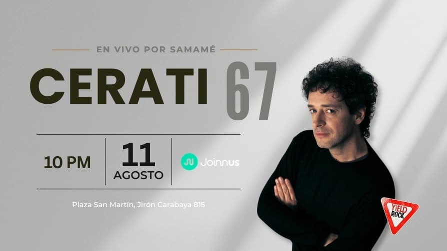 Cerati 67: En Vivo por Samamé — Concierto