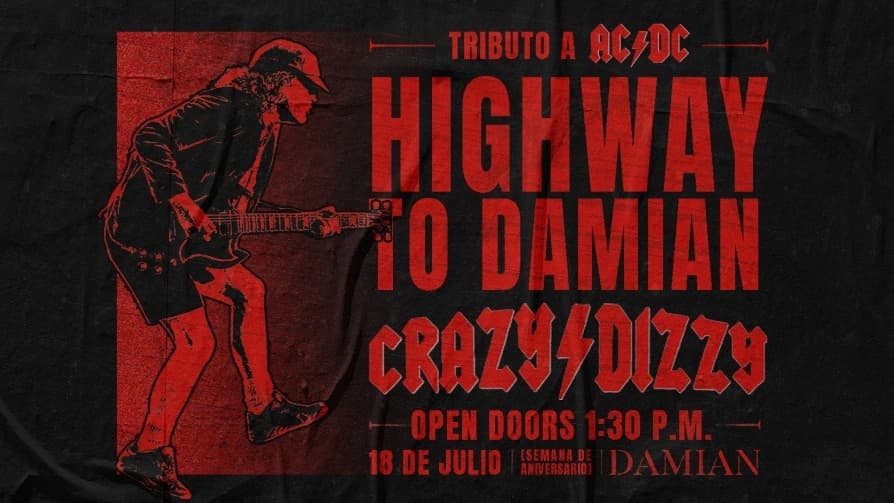 Highway To Damián - Tributo a AC/DC — Concierto — Damian Bar