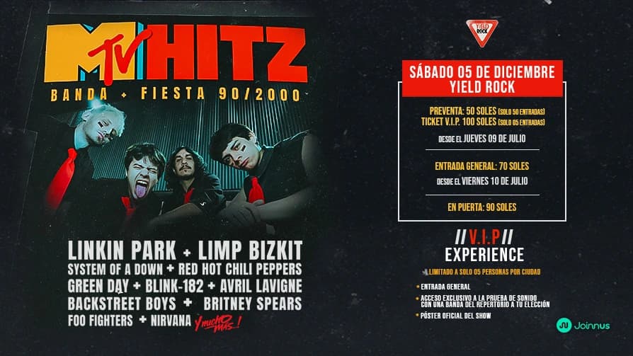 MTV Hitz en Lima — Concierto