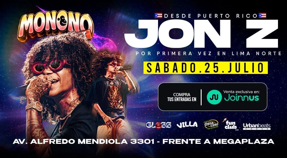 Jon Z en Lima Norte — Concierto — MONO FEST