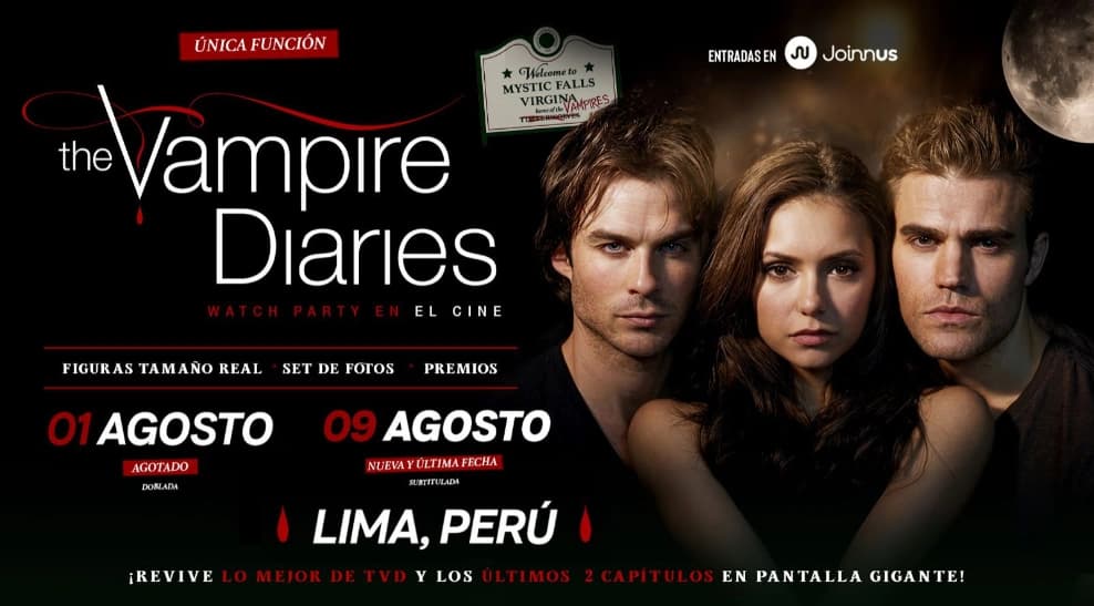 The Vampire Diaries | Watch Party en el Cine — Cine