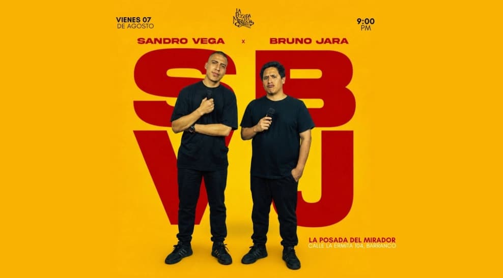 Show de Stand-up Comedy: Sandro Vega X Bruno Jara — Teatro