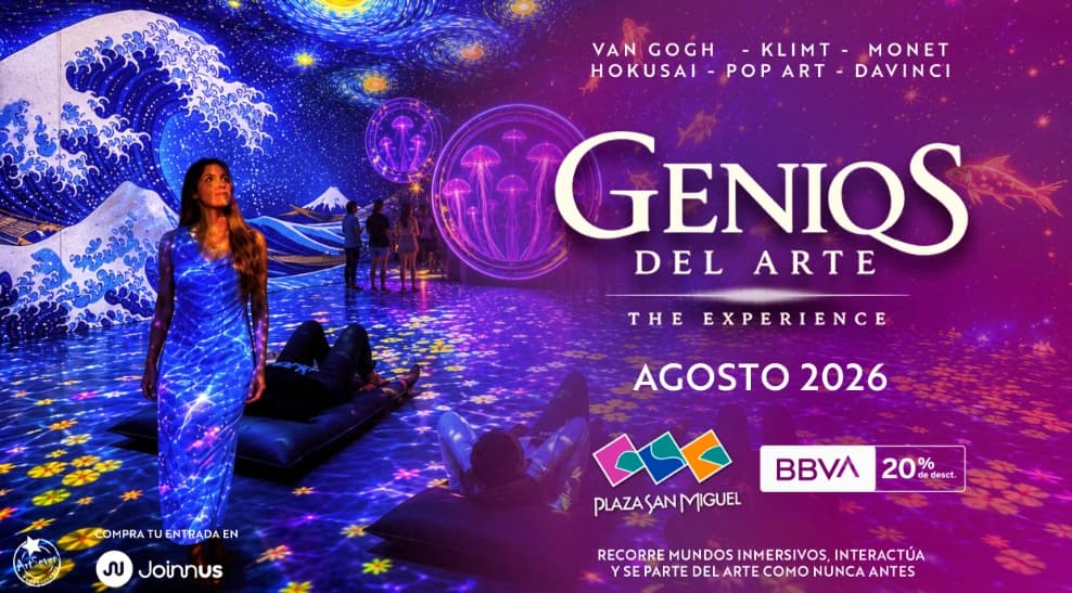 Genios del Arte - The Experience — Exposición