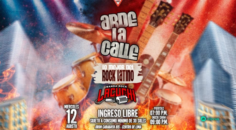 Arde la Calle - Lo Mejor del Rock Latino — Concierto