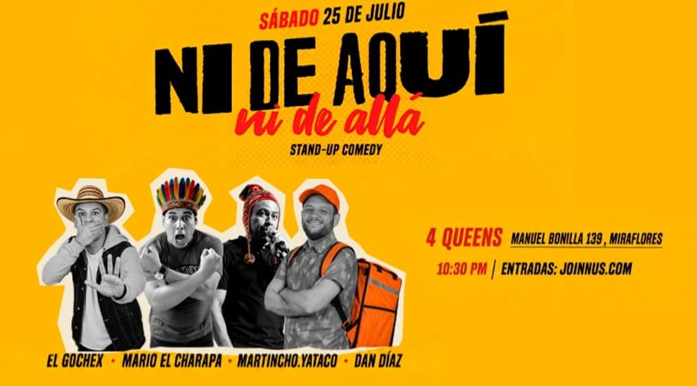 Ni de Aquí, ni de Allá - Stand-up — Teatro