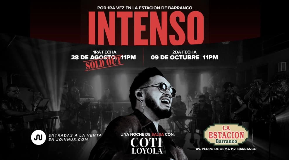 INTENSO: Coti Loyola en Concierto