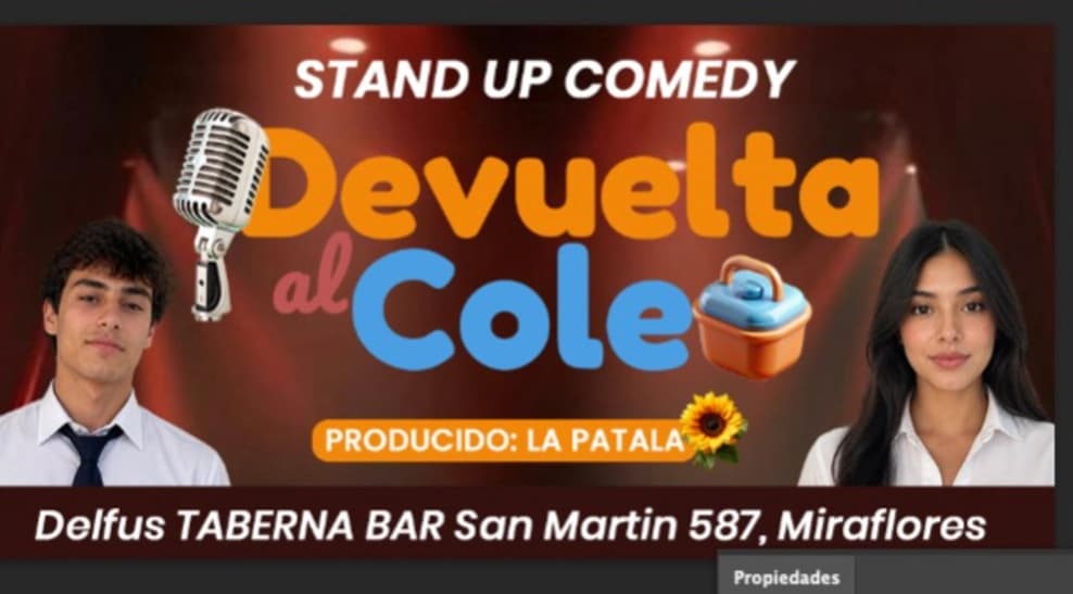 Show de Stand Up Comedy: Vuelta al Cole — Teatro