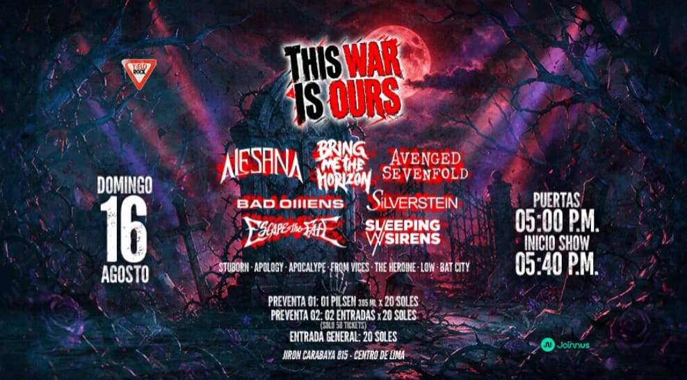 This War Is Ours Fest — Concierto