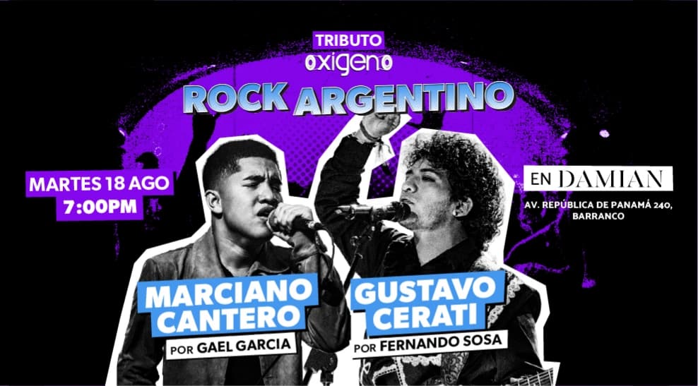 Tributo Oxígeno: Rock Argentino — Concierto