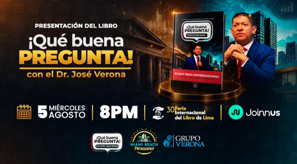 Lanzamiento oficial del libro ¡Qué buena pregunta! del Dr. Verona — Conferencia