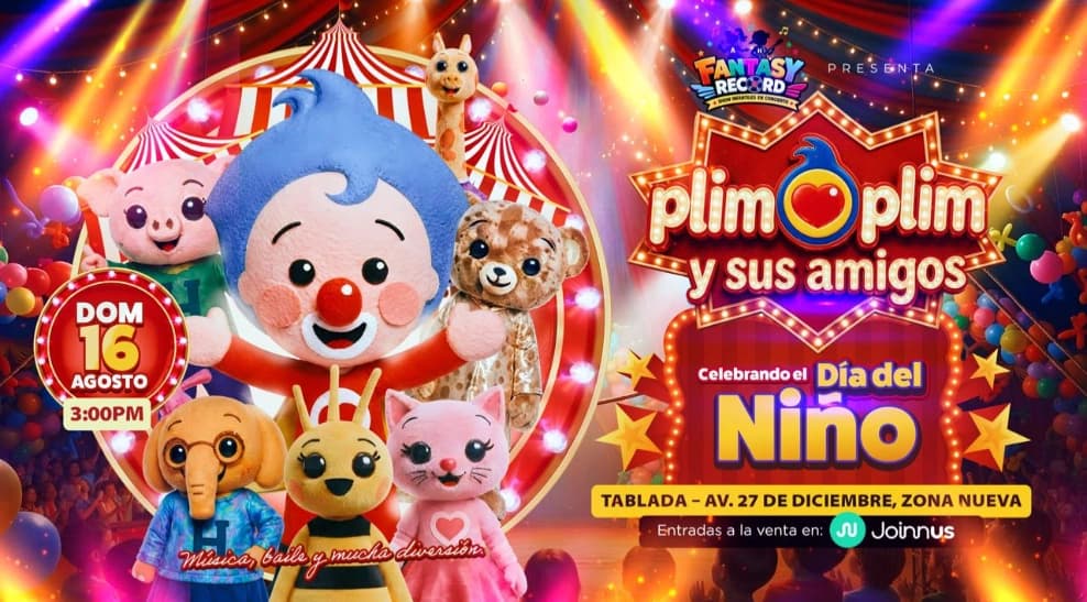 Día del Niño: Plim Plim Show en Vivo — Infantil
