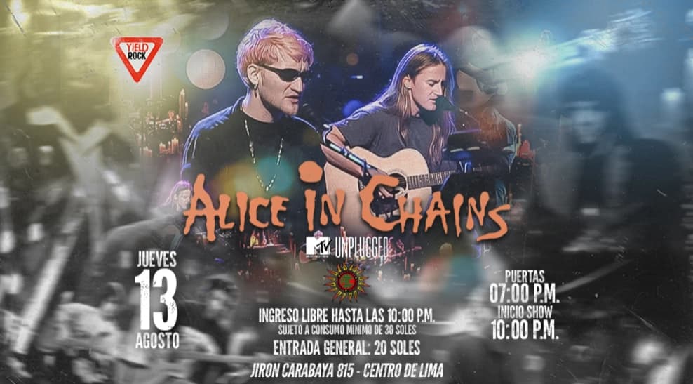 30 aniversario del MTV Unplugged de Alice In Chains — Concierto