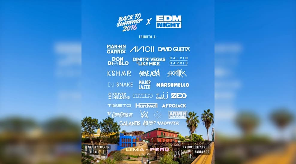 Back to Summer x EDM Night — Otro