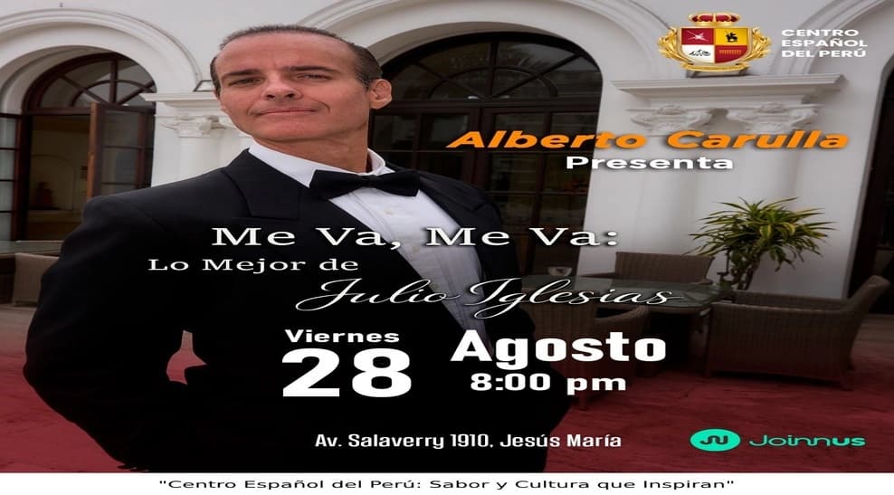 Alberto Carulla - Me Va, Me Va: lo mejor de Julio Iglesias — Concierto