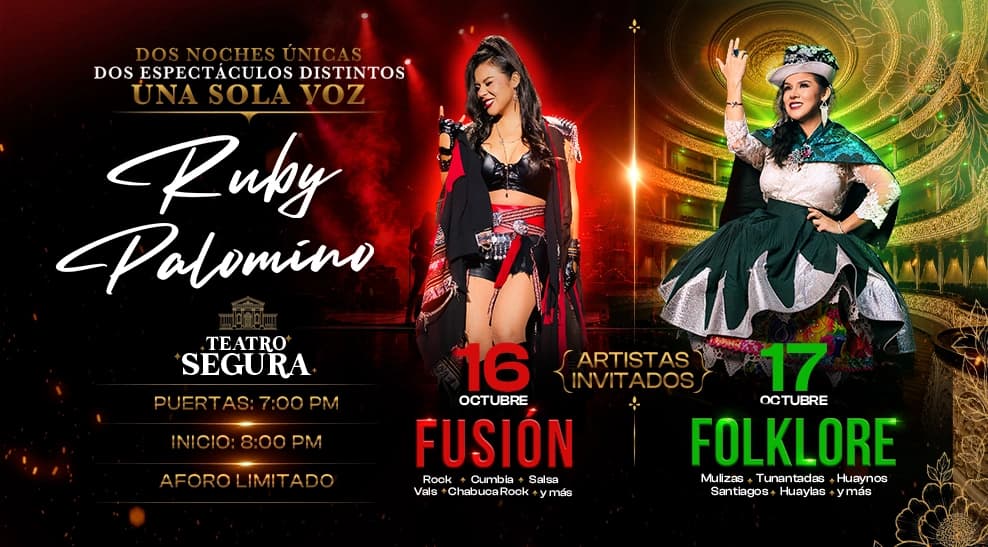 Ruby Palomino en el Teatro Segura — Concierto — Teatro Segura