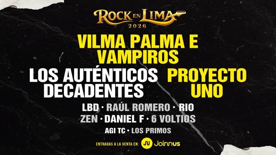 Rock en Lima 2026 — Estadio San Marcos — Festival
