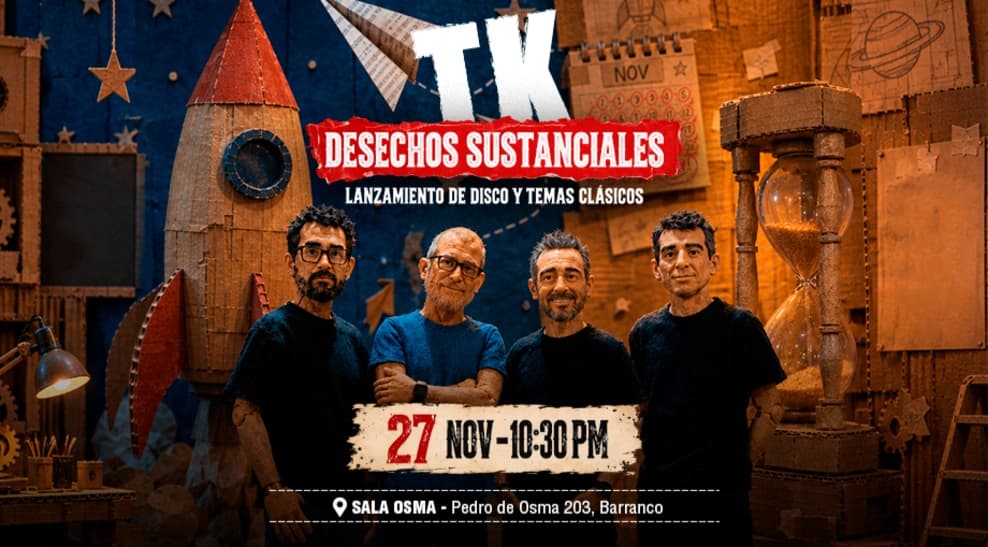 TK: lanzamiento del disco "Desechos Sustanciales"
