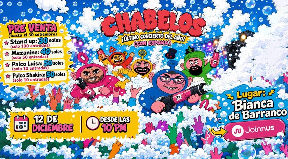 Chabelos: Último Concierto de Espuma