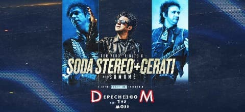 DEPECHE MODE POR THE MODE Y SODA + CERATI POR SAMAME — Concierto — YIELD ROCK
