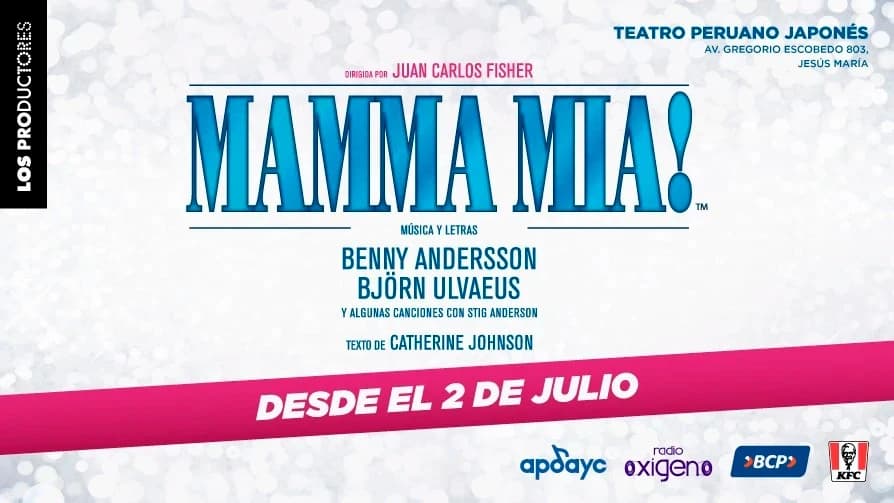 MAMMA MÍA — Teatro — Plano Peruano Japones 2025