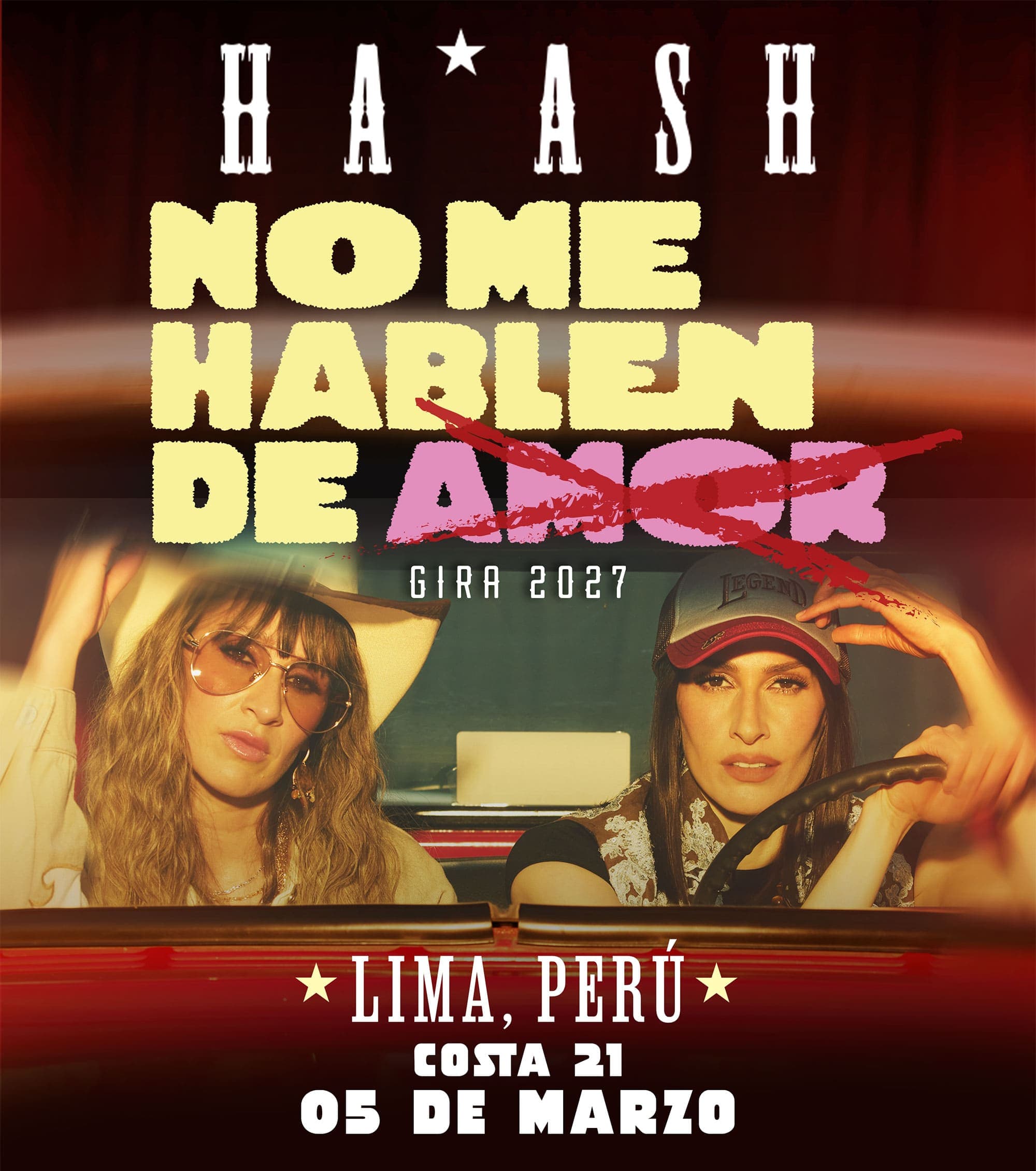Ha*Ash en Lima — Gira No Me Hablen de Amor