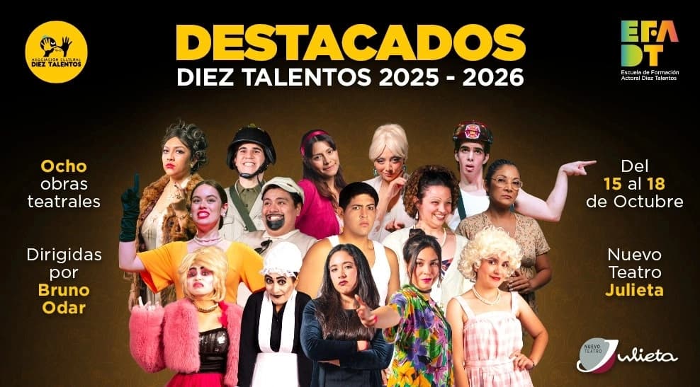 Destacados Diez Talentos 2025-2026 — Teatro — Teatro Julieta