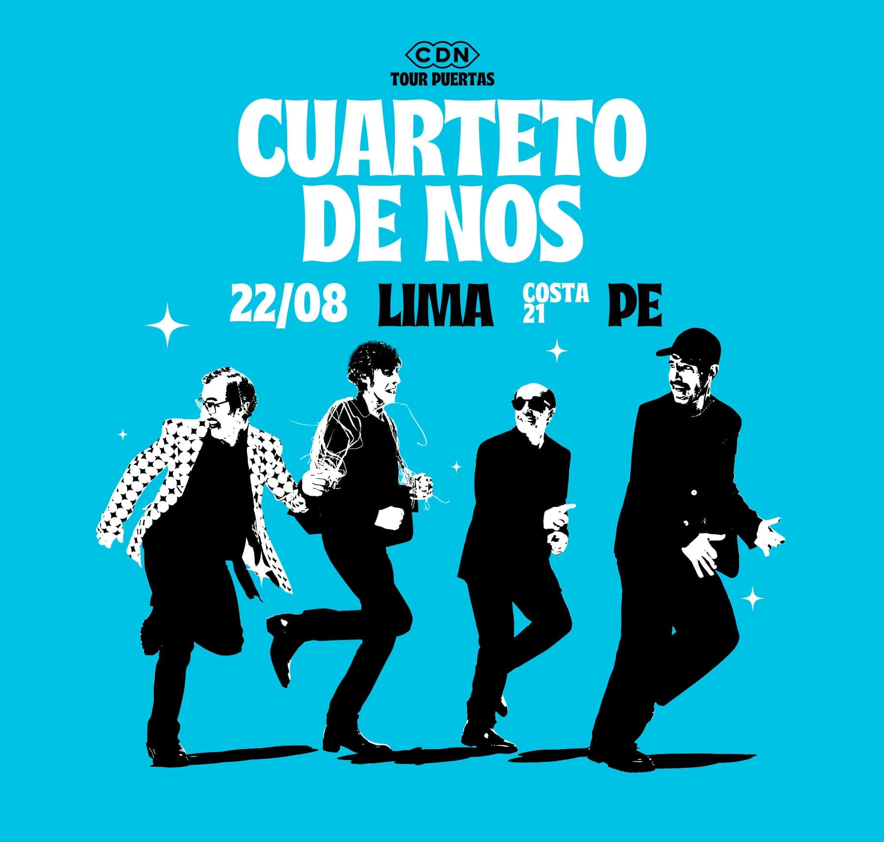 PUERTAS TOUR - CUARTETO DE NOS — Otro — MULTIESPACIO COSTA 21