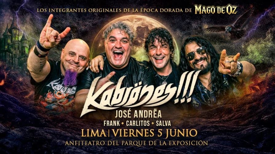 KABRONES, LOS EX MAGO DE OZ EN LIMA 2026 — Concierto — Anfiteatro_Parque_Exposicion_Andy_Bell