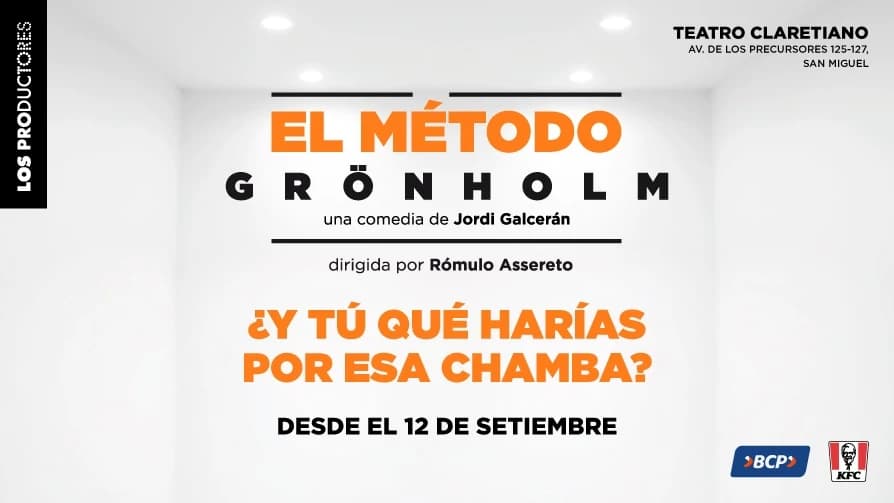 Método Grönholm — Teatro — Claretiano_2025
