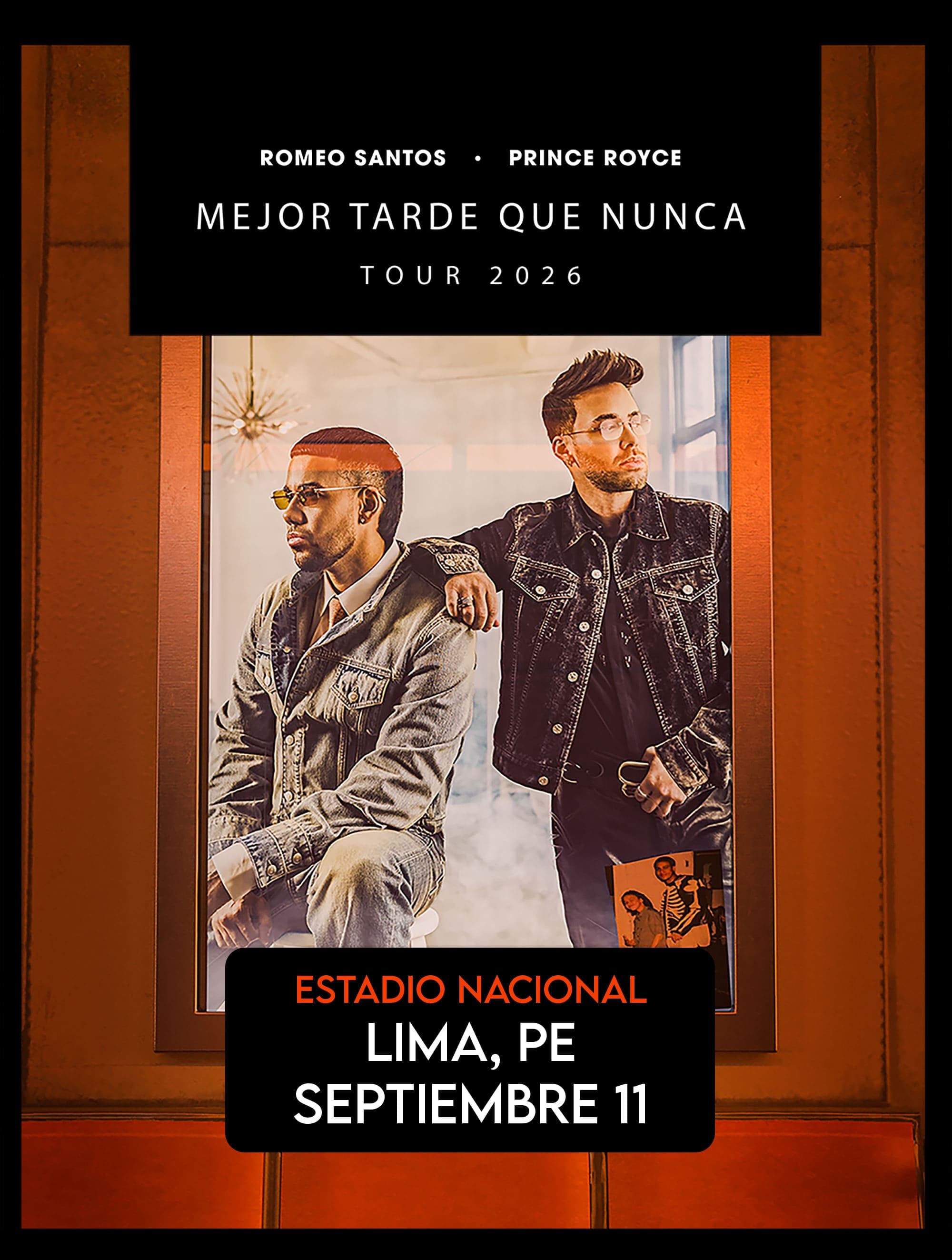 ROMEO SANTOS PRINCE ROYCE - MEJOR TARDE QUE NUNCA — Otro — Estadio Nacional