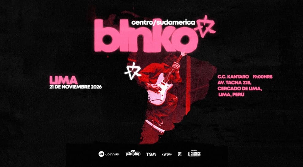 BLNKO en Perú - Tour Centro/Sudamérica — Concierto — Centro de Convenciones Kantaro