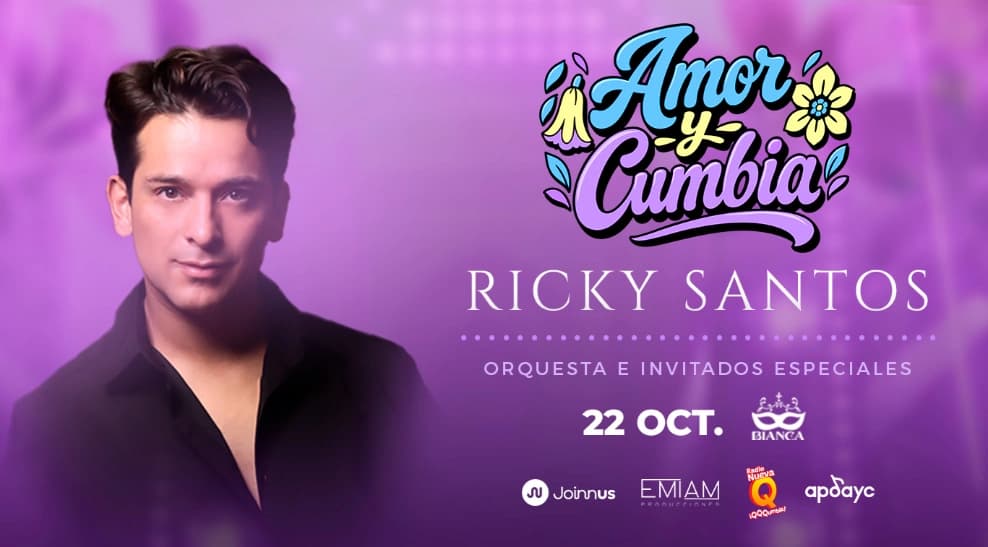 Ricky Santos: Amor y Cumbia — Concierto — Centro de Convenciones Bianca