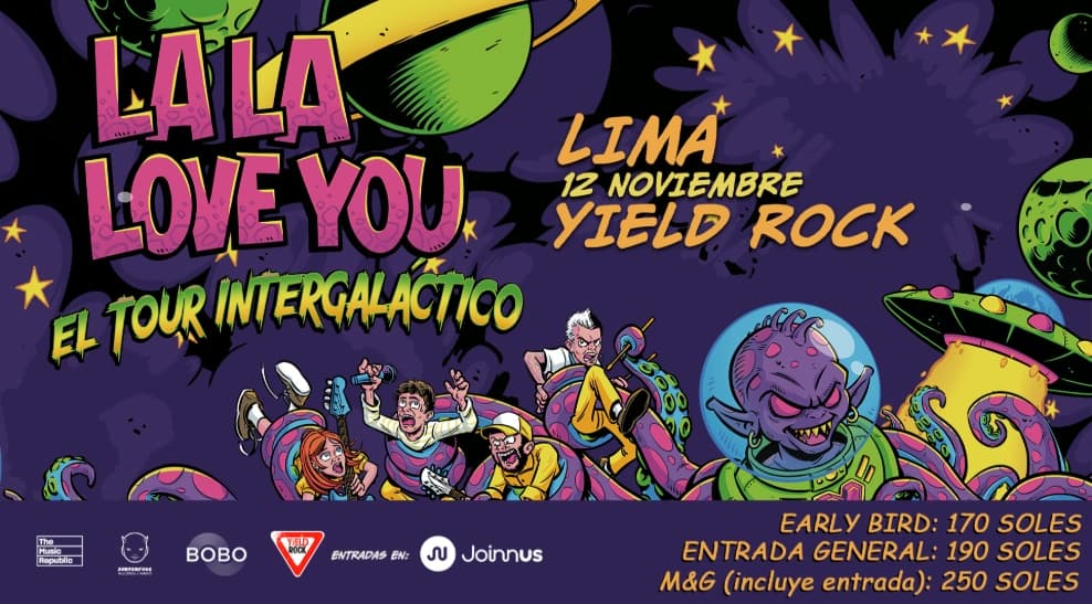 La La Love You: El Tour Intergaláctico — Concierto