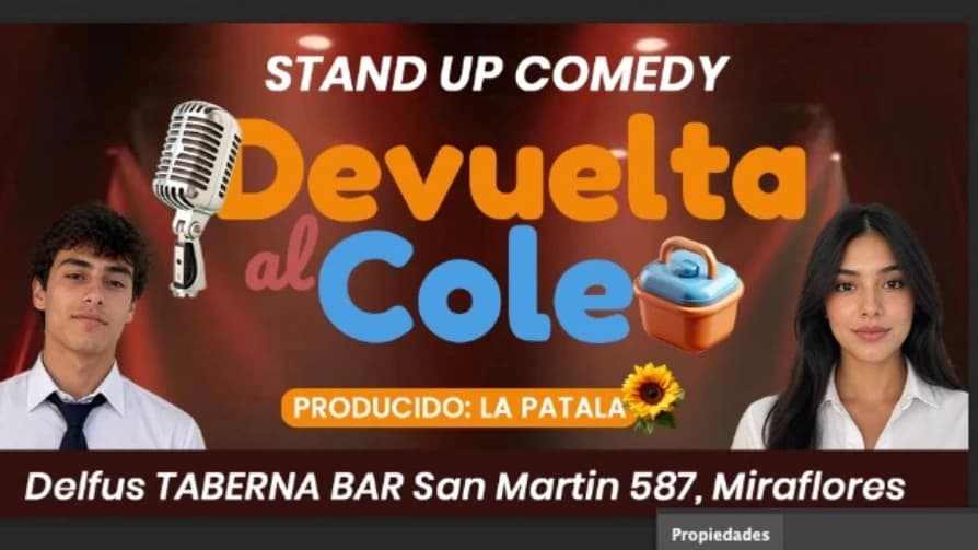 De Vuelta al Cole- Show de Stand-up Comedy