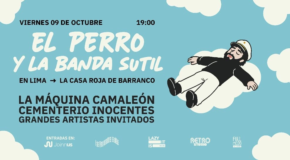 El Perro y la Banda Sutil en Lima — Concierto