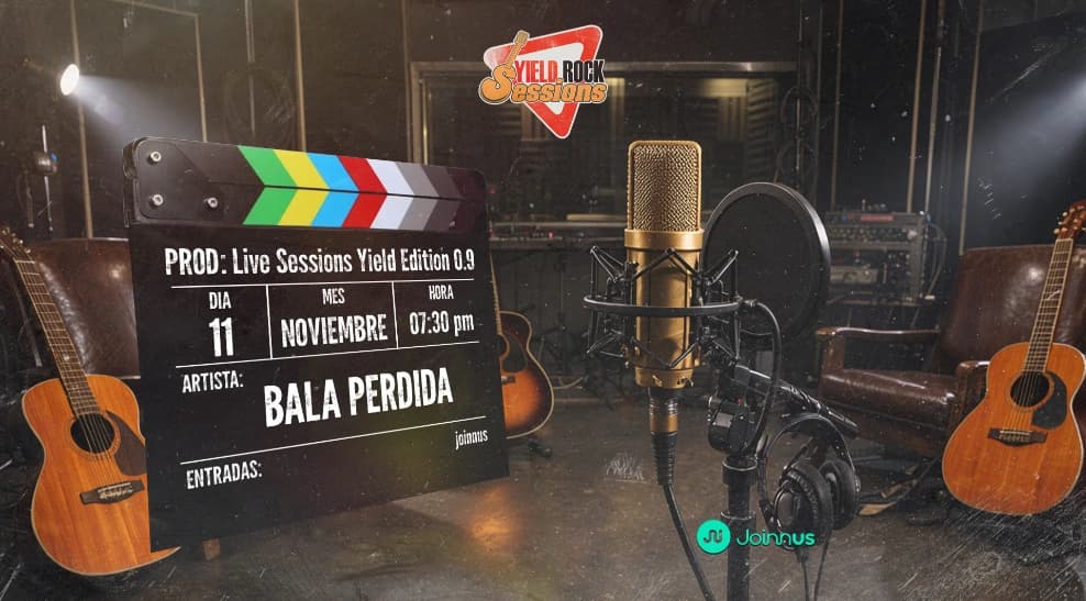 Yield Live Sessions N.° 9 presenta: Bala Perdida — Concierto — Embassy