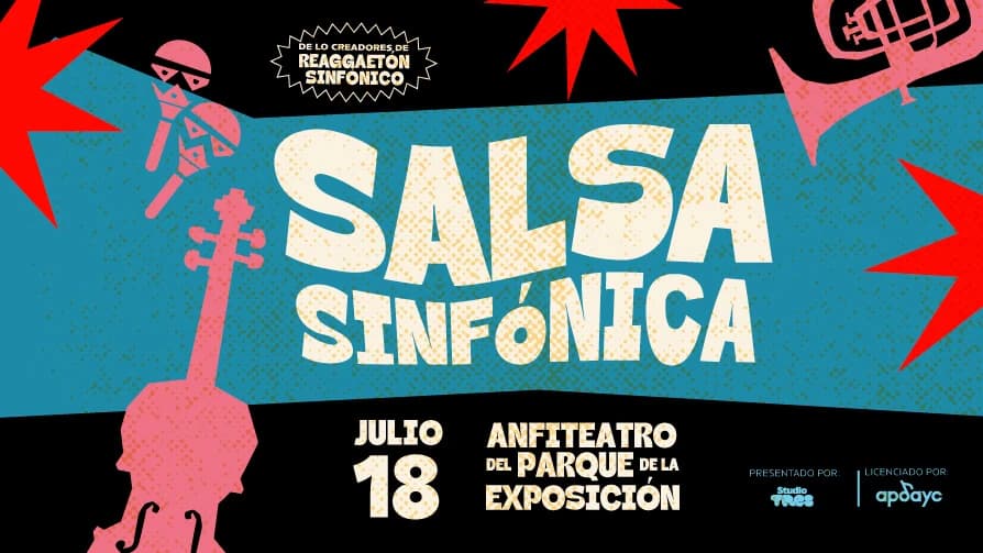 SALSA SINFÓNICA — Concierto — Anf. Parque de la Exposición - Adamo