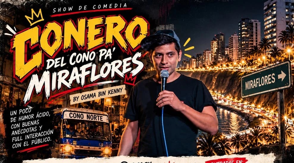 Un conero en Miraflores — Teatro — 4 Queens